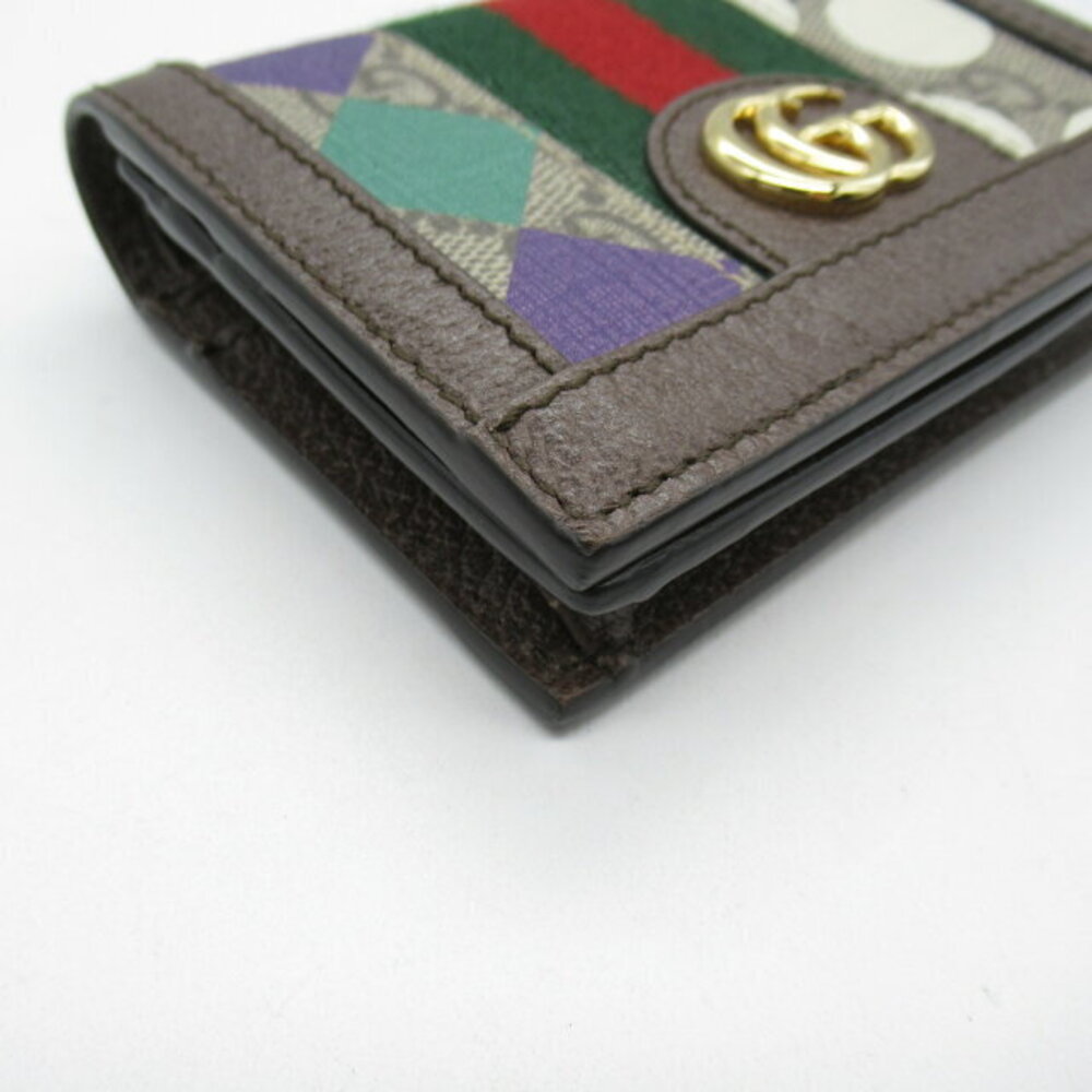 Gucci bifold wallet leather canvas multicolor - Picture 7 of 8